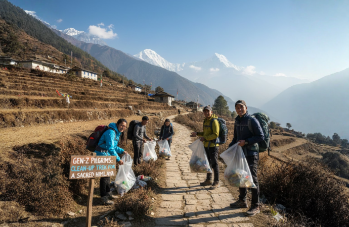 Gen-Z Pilgrims in Nepal: Neue Trends und Clean-up-Treks
